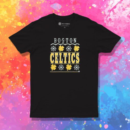 Boston Celtics Holiday Ugly Christmas T Shirt