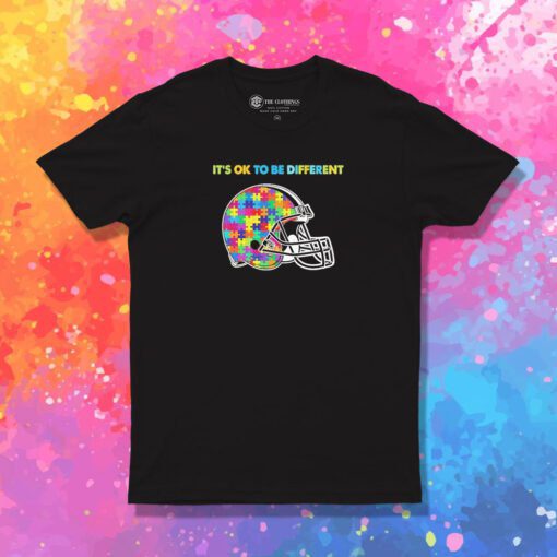 Cleveland Browns Autism Its Ok To Be Different T Shirt