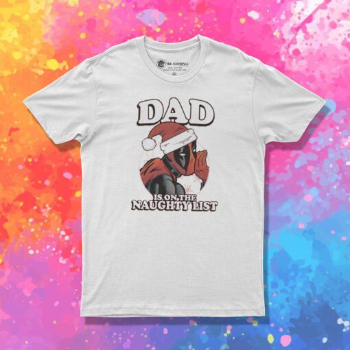 Deadpool Marvel Comics Bad Dad Graphic T Shirt