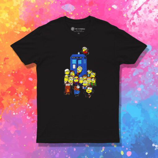 Doctor Who Minion Police Call Box T Shirt