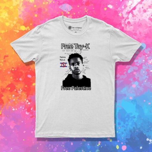 Free Tay K Free Palestine T Shirt