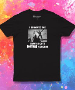 I Survived The Travis Fortnite Concert T Shirt