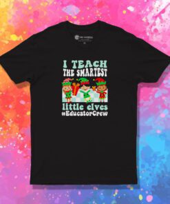 Merry Christmas Elf I Teach The Smartest Little Elves T Shirt