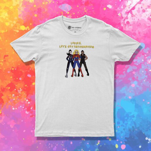 Ms Marvel Ladies Let’s Get Information T Shirt