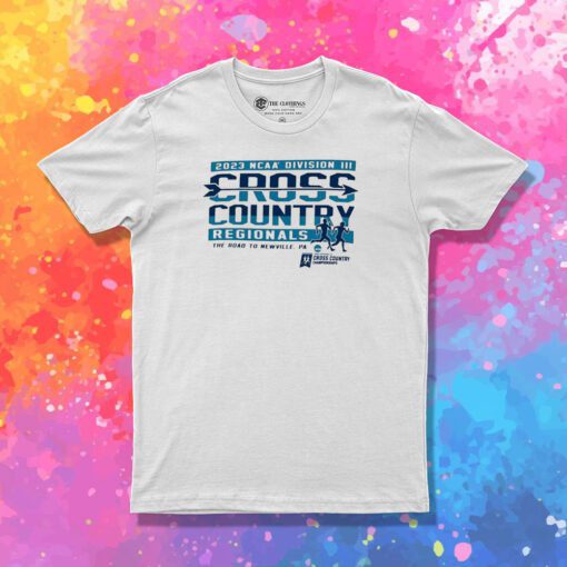 NCAA Division III Cross Country 2023 Regionals Championship T Shirt