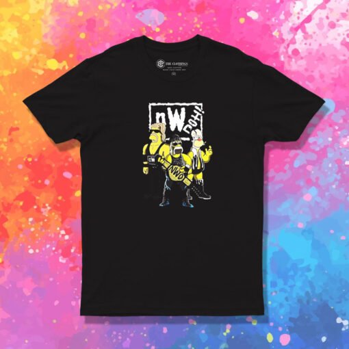 NWO Hulk Hogan Simpson Parody T Shirt