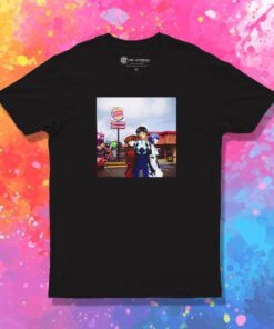 Neon Genesis Evangelion Burger King Rei Asuka Shinji Funny T Shirt
