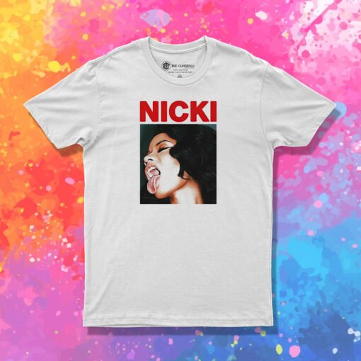 Nicki Minaj Sticking Out Tongue T Shirt