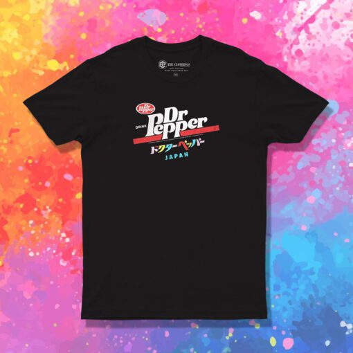 Retro Thermal Dr Pepper Japan Soda Logo T Shirt
