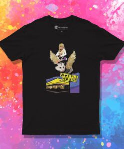Riding A Winged Possum Over Waffle House Retro T Shirt