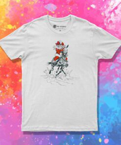 Santa Riding Mule Christmas T Shirt