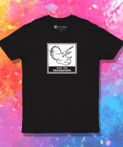 Save The Triceratops T Shirt