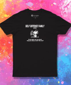 Self Defense Family Snoopy T Shirt