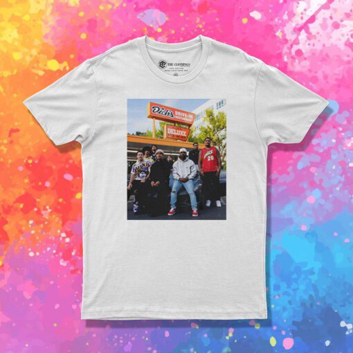 Washington Football Players On Dicks Drive In Restaurants T Shirt