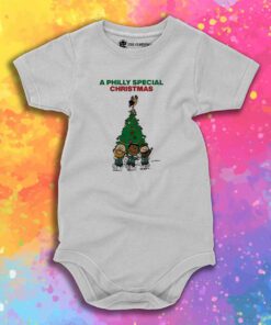 A Philly Special Retro Christmas Baby Onesie