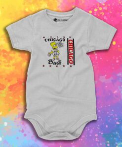 Air Bart Simpson Chicago Bulls Baby Onesie