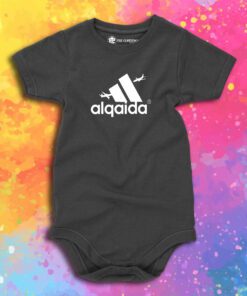 Al Qaeda Adidas Planes Logo Baby Onesie