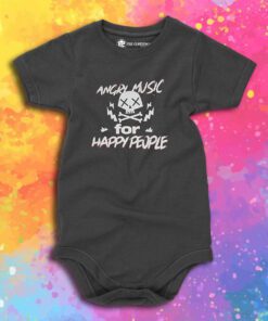 Angry Music For Happy People Baby Onesie
