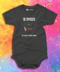 Baby Yoda He Protects He Also Takes Naps Christmas Baby Onesie 1.jpeg