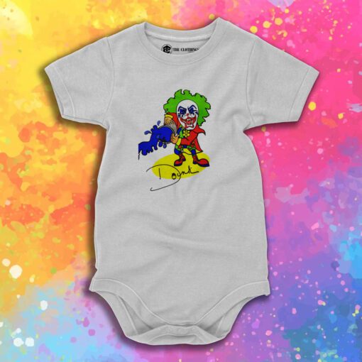 Doink The Clown Drawing Baby Onesie 1.jpeg