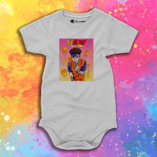 Dragon Ball Z X Lil Mosey Hip Hop Rapper Baby Onesie 1.jpeg