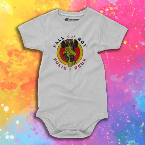 Folie A Deux Fall Out Boy Album Cover Baby Onesie 1.jpeg