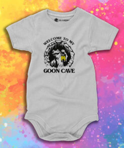 Frog Welcome To My Goon Cave Baby Onesie 1.jpeg