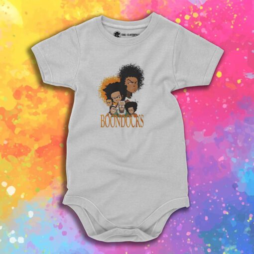 Funny Cartoon Family Boondocks Huey Baby Onesie 1.jpeg