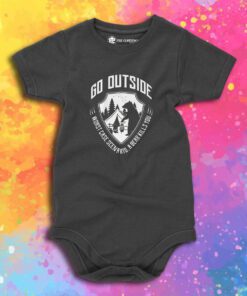 Go Outside Worst Case Scenario A Bear Baby Onesie 1.jpeg