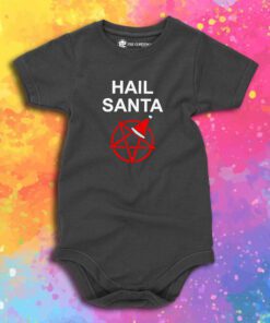 Hail Santa Pentagram Meme Baby Onesie 1.jpeg