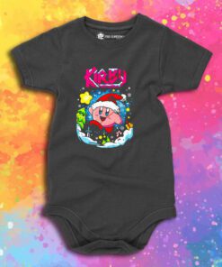 Kirby Christmas Hail To Te Snow Baby Onesie 1.jpeg