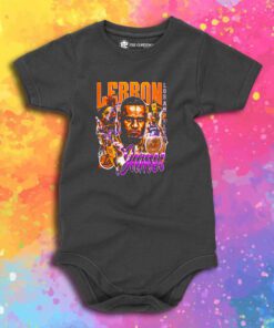 Lebron James Los Angeles Lakers Baby Onesie 1.jpeg