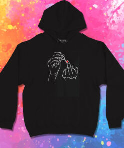 Nail Polish Middle Finger Hoodie 1.jpeg