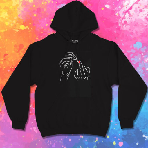 Nail Polish Middle Finger Hoodie 1.jpeg
