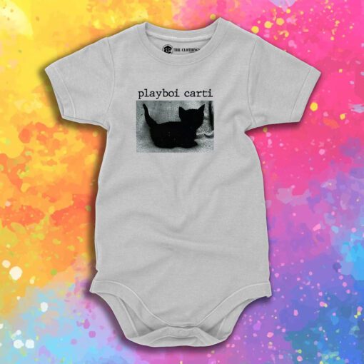Playboi Carti Black Cat Baby Onesie.jpeg