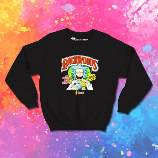 Rick Morty Backwoods All Natural Leaf Sweatshirt 1.jpeg