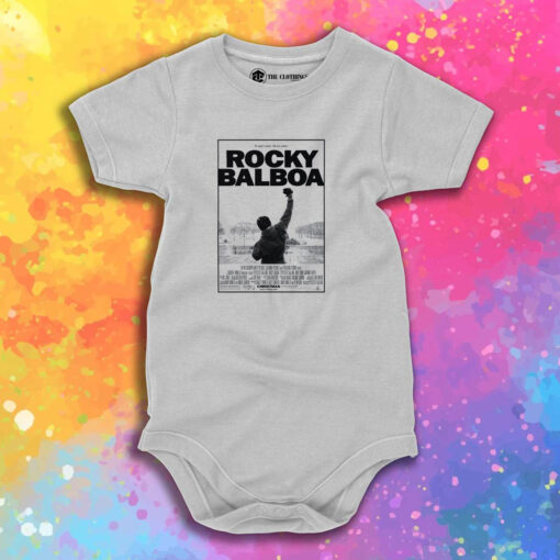 Rocky Part VI Rocky Balboa Movie Poster Baby Onesie.jpeg