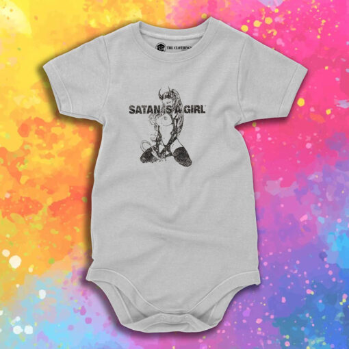 Satan Is A Girl Baby Onesie.jpeg