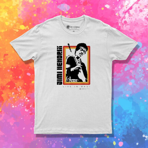 Jimi Hendrix Live In Maui Photo Vintage T Shirt 1.jpeg
