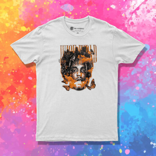 Juice WRLD Butterflies Portrait T Shirt 1.jpeg