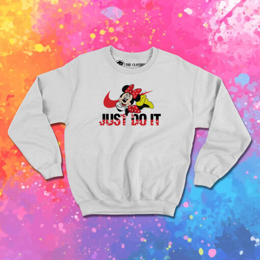 Just Do It Minnie Sweatshirt 1.jpeg