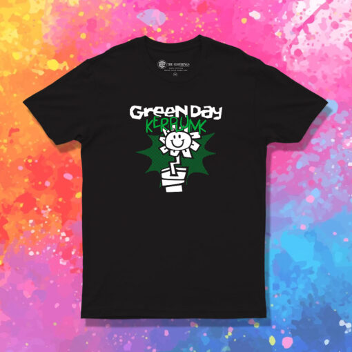 Kerplunk Green Day Flower T Shirt 1.jpeg