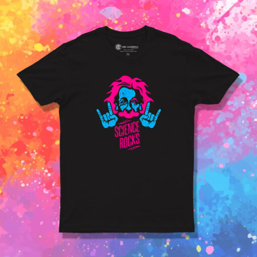 Science Rocks Albert Einstein T Shirt 1.jpeg